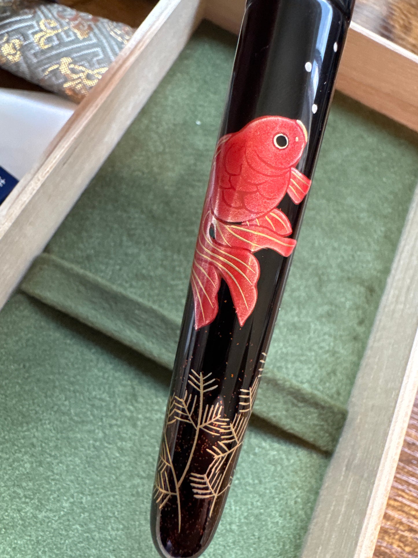 Nakaya Goldfish Maki-e Fountian Pen
