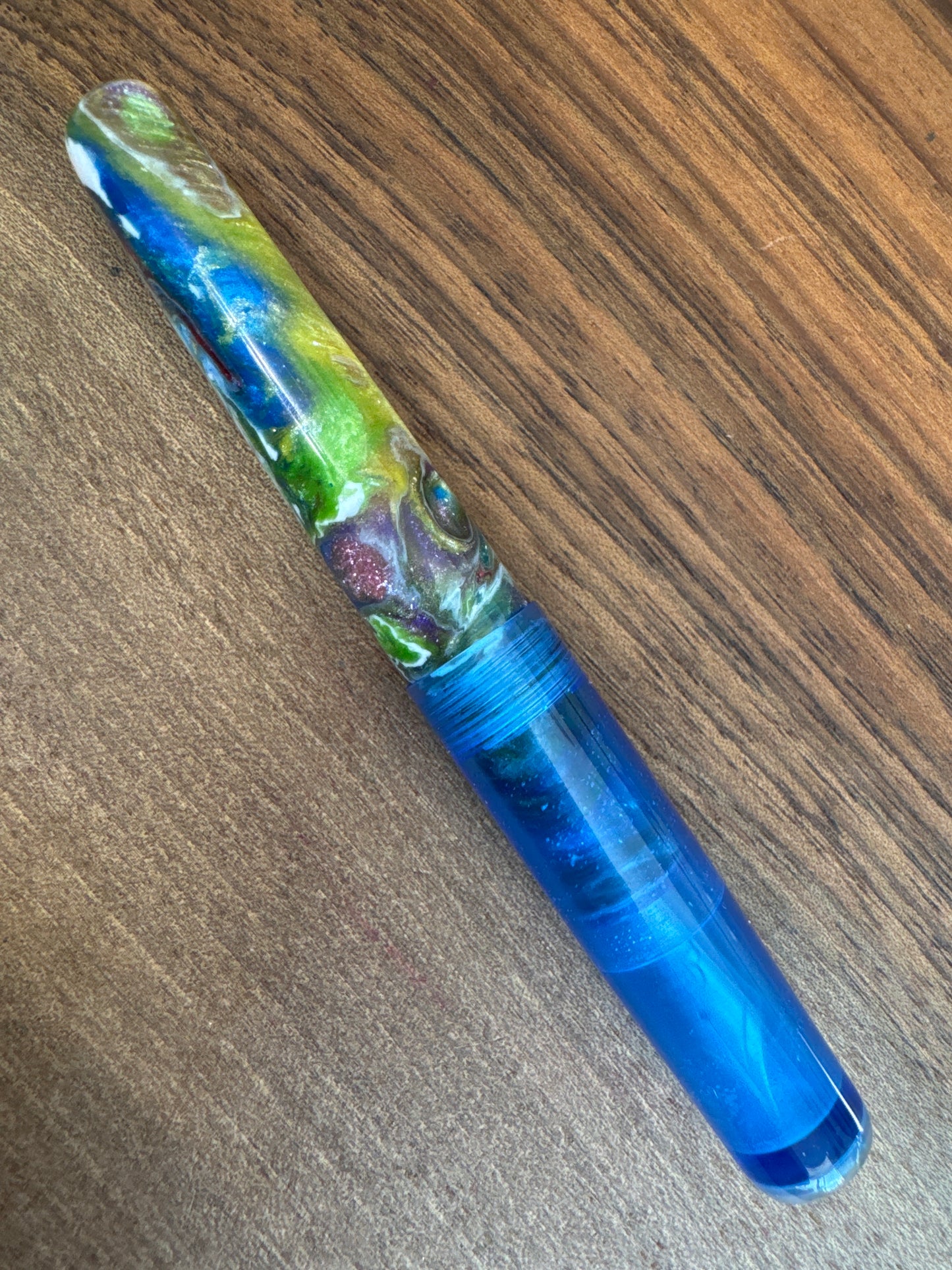 Hinze Pen Co Taschenstift Fountain Pen Atlantis Rising w/acrylic cap