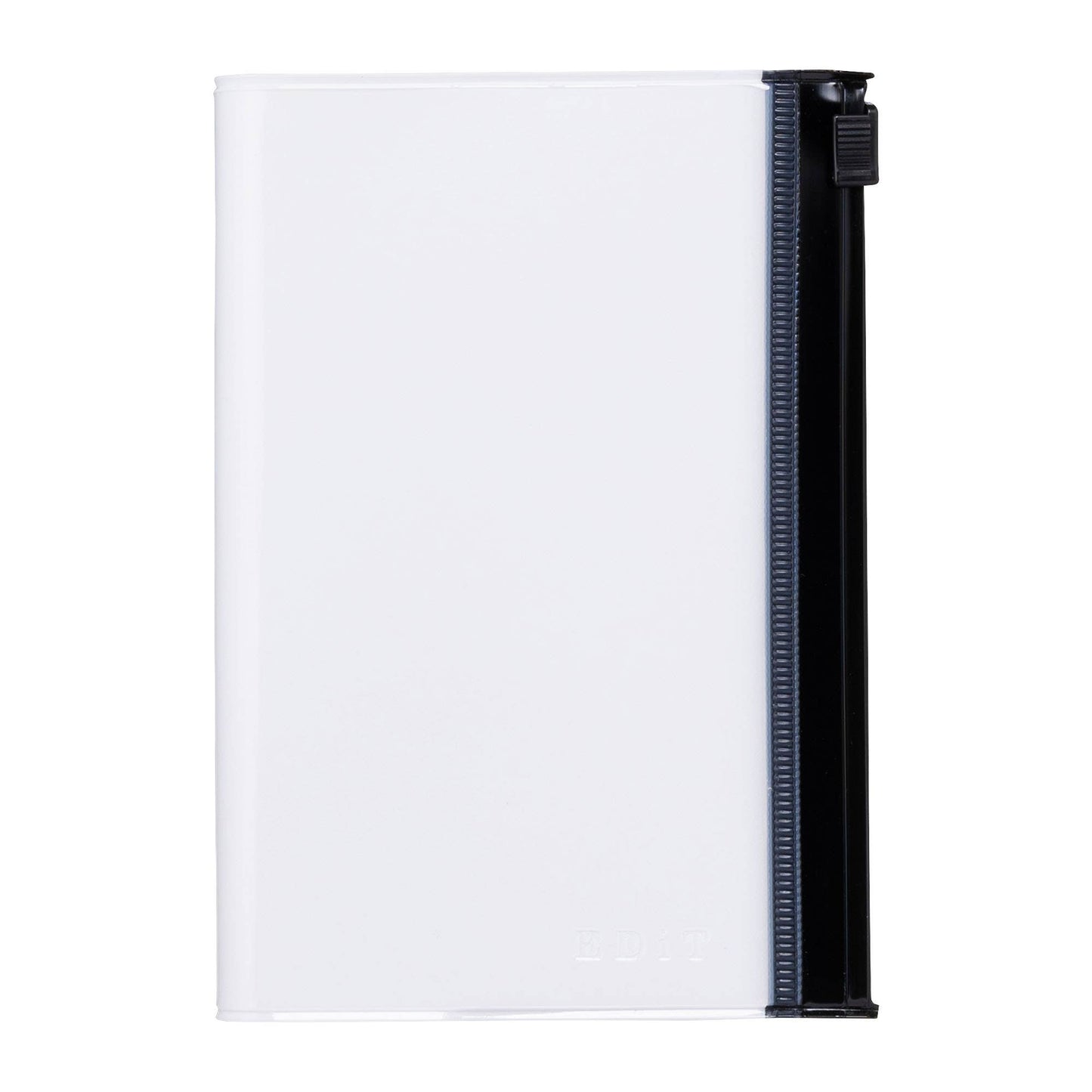 EDiT B7 Grid Notebook with PVC Cover & Zipper Pocket: Kelly Green
