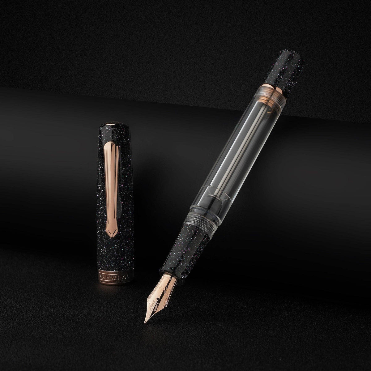 Nahvalur Original Plus Lovina Graphite Fountain Pen: Extra Fine