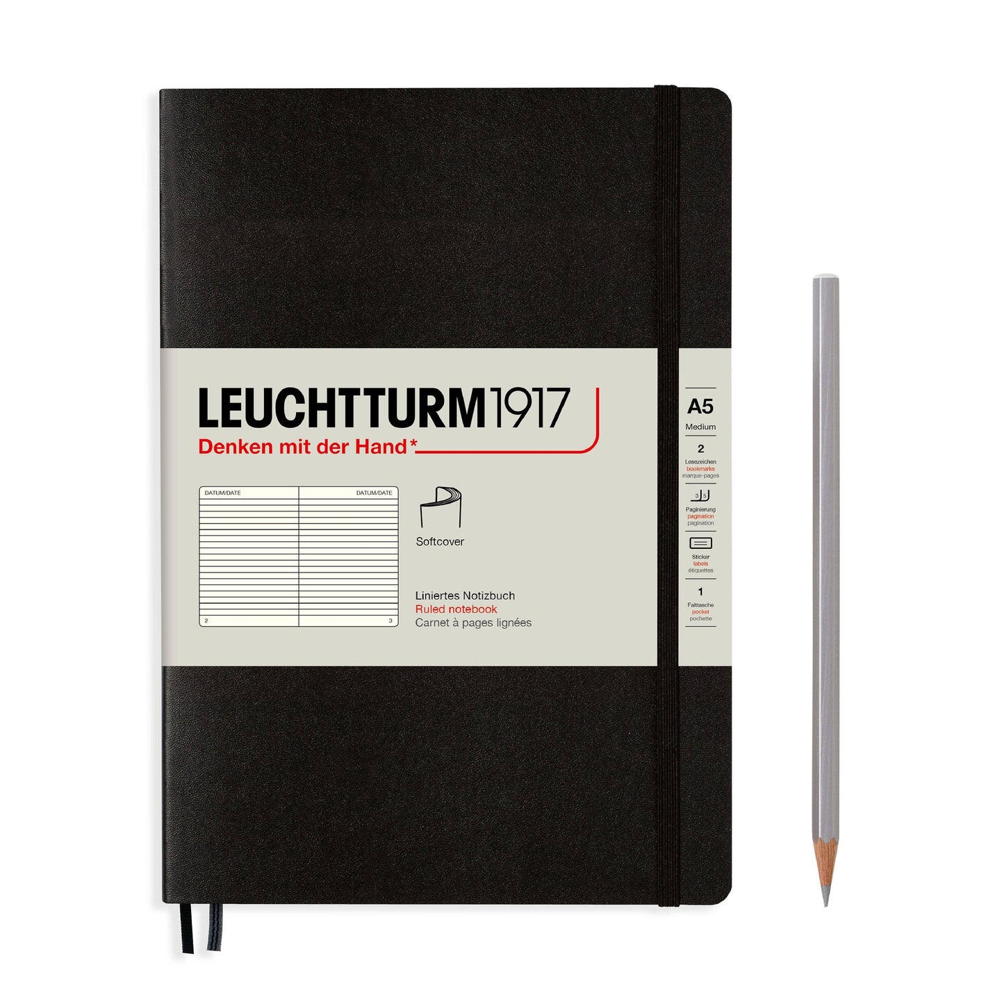 Leuchtturm Notebooks - Medium (A5): Rising Sun / Hardcover / Plain