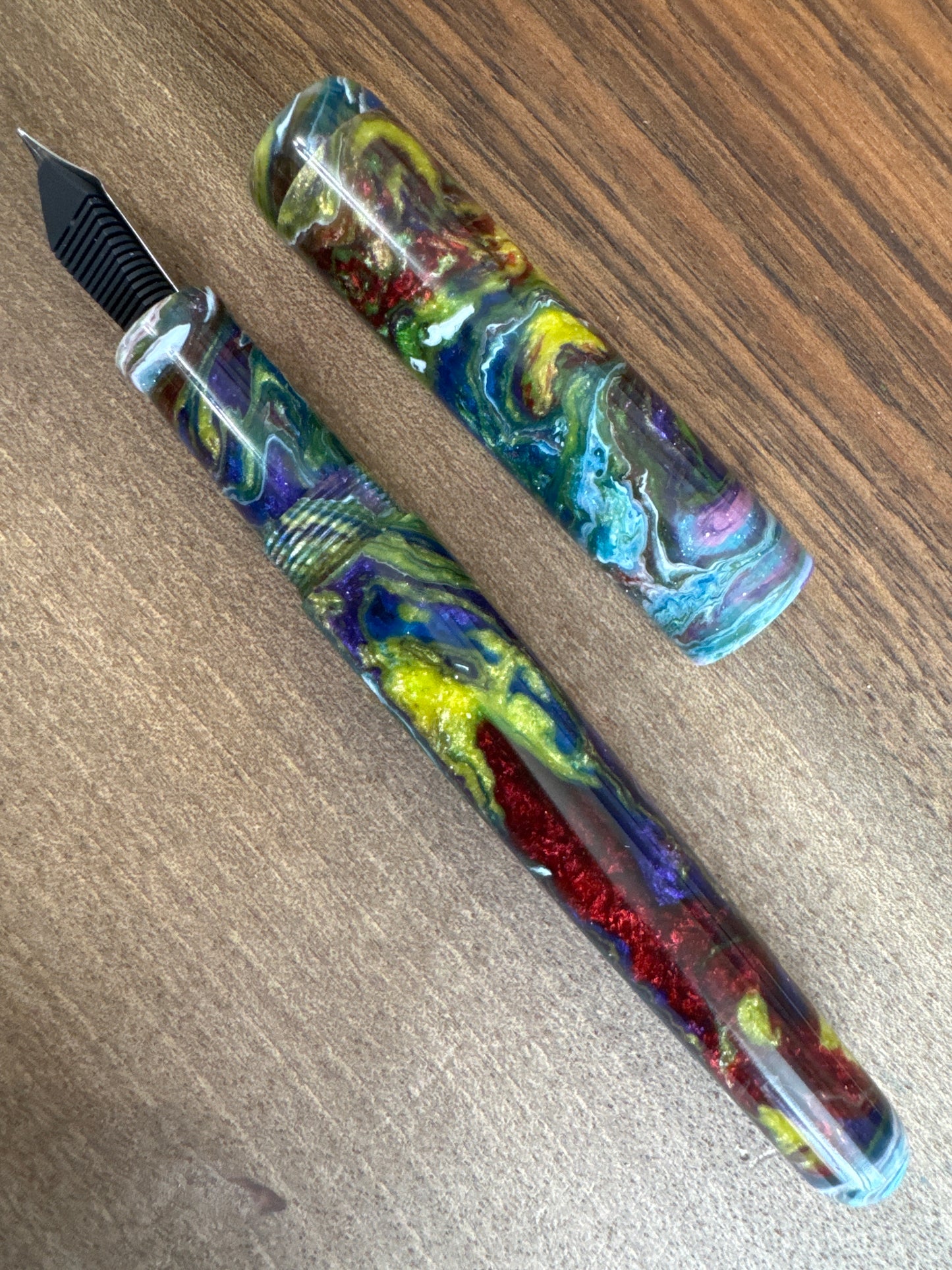 Hinze Pen Co Atlantis Rising Standard Fountain Pen with Clip