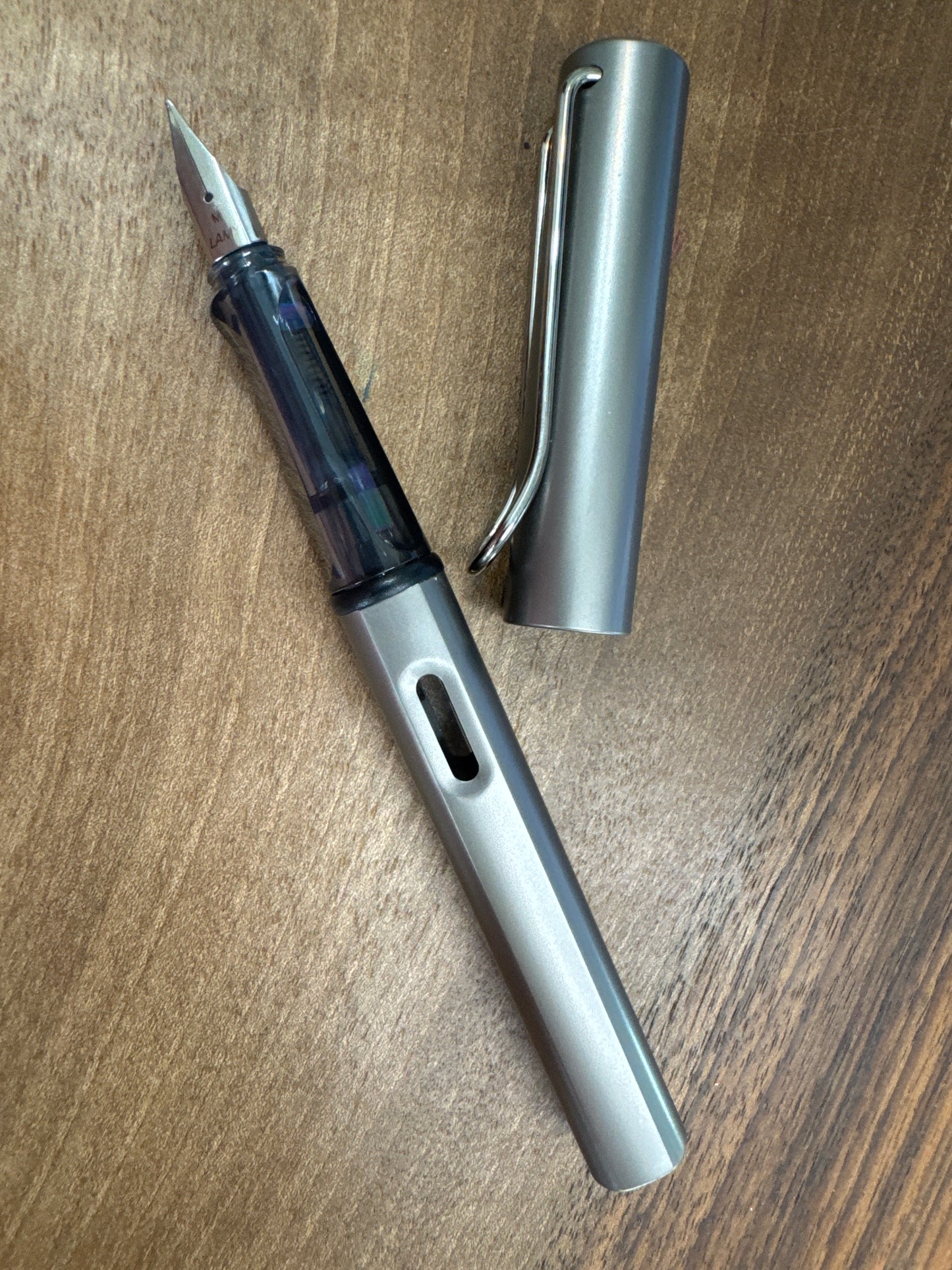 Lamy AL-star Fountain Pen Graphite Grey with Broad nib