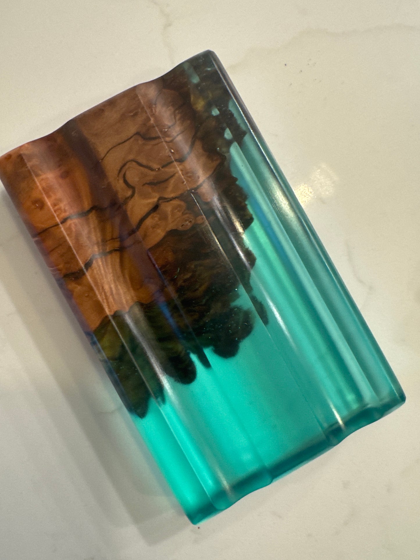 Wood and Epoxy Pen Rest