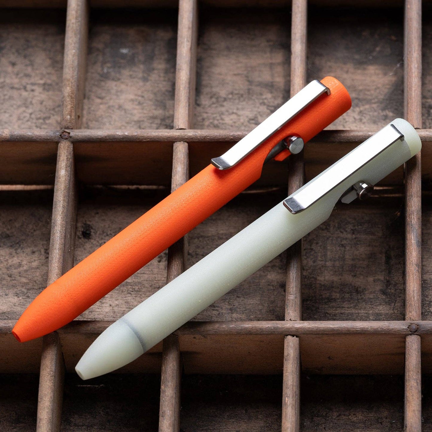 Tactile Turn G10 Bolt Action Pen: Orange / Standard [5.6"]
