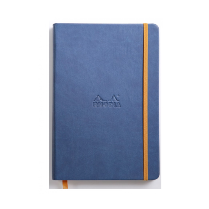 Rhodiarama Hardcover Webnotebook - 5.5 x 8.25 (A5): Anise (Lined Paper)