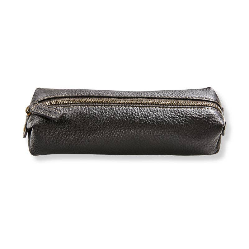 Bomber Jacket Pen Pouch: Mocha