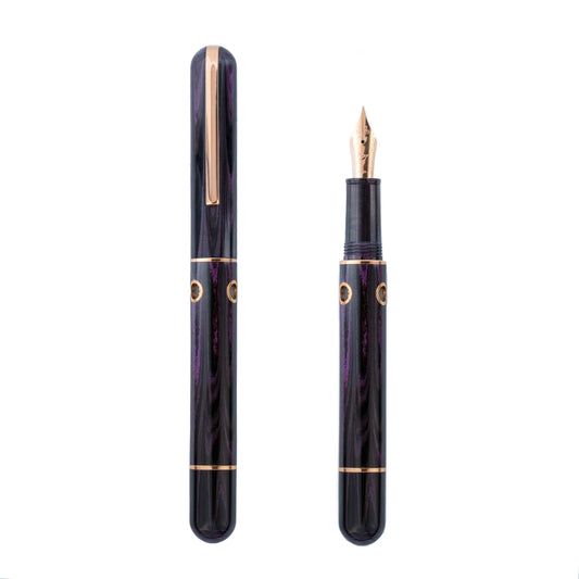 Nahvalur Nautilus Stylophora Berry Ebonite Fountain Pen: Stub