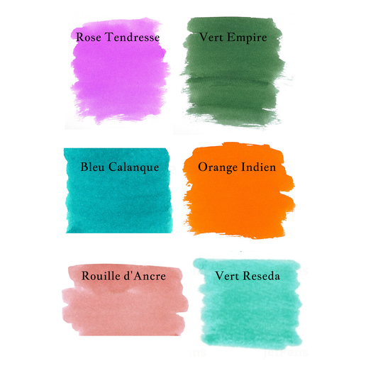 Jacques Herbin Glass Pen Gift Set with Inks