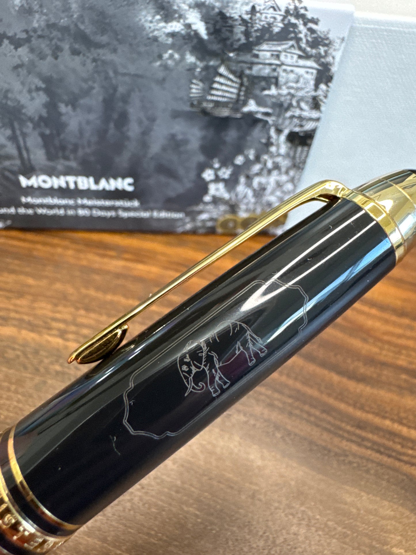 Montblanc Around the World in 80 days Resin Legrand Fountain Pen Year 2