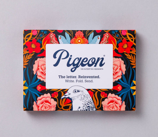 Bright & Beautiful Pigeon, Folding Letters, Pack of 6