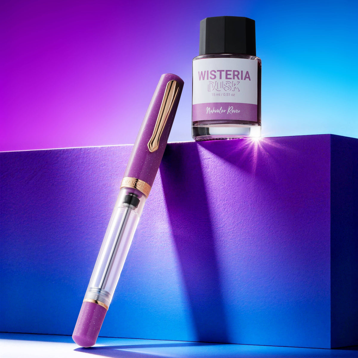 Nahvalur Original Plus Lavender Fountain Pen: Stub