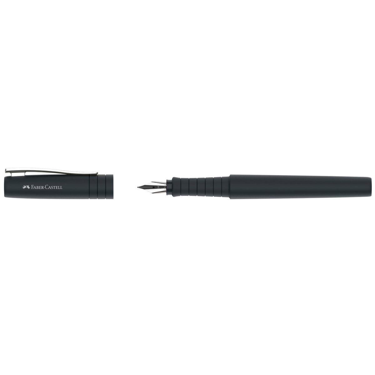 Faber Castell Poly Fountain Pen, Black - Smooth Touch Pen: Broad