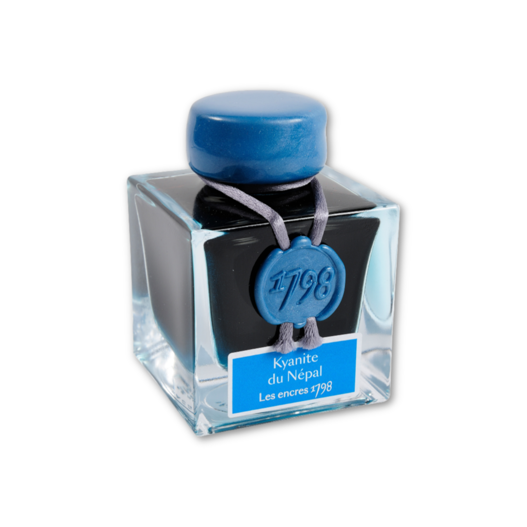 Herbin 1798 Ink with Silver Shimmer 50ml - 3 Colors: Amethyste de L'Oural