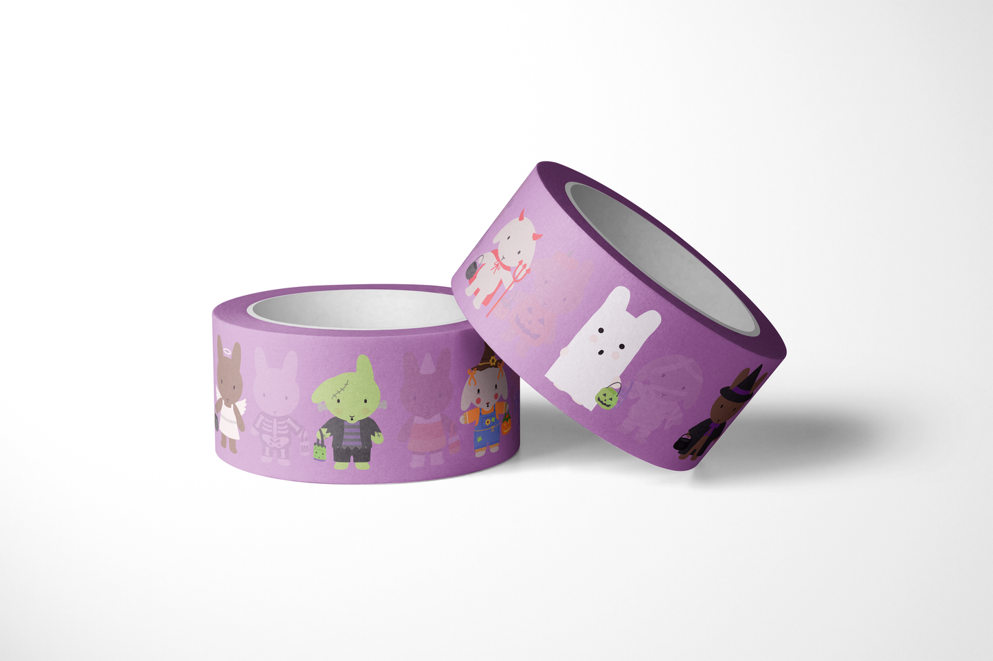 Clem & Co Halloween Parade Washi Tape - Bunnies