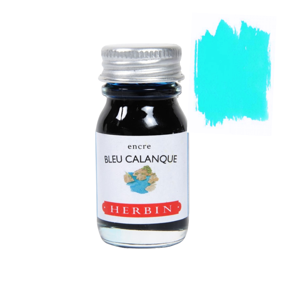 Herbin Fountain Pen Ink 10ml Bottle -35 Colors: Gris Nuage (Gray Cloud)