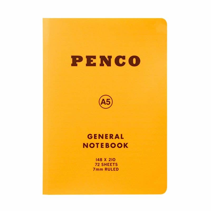 Penco Soft PP Notebook Ruled/ A5: White
