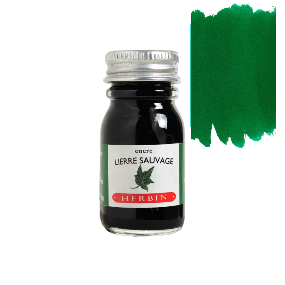 Herbin Fountain Pen Ink 10ml Bottle -35 Colors: Gris Nuage (Gray Cloud)