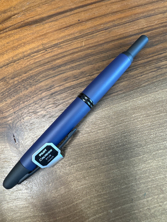 Pilot Vanishing Point Matte Blue Fountain Pen