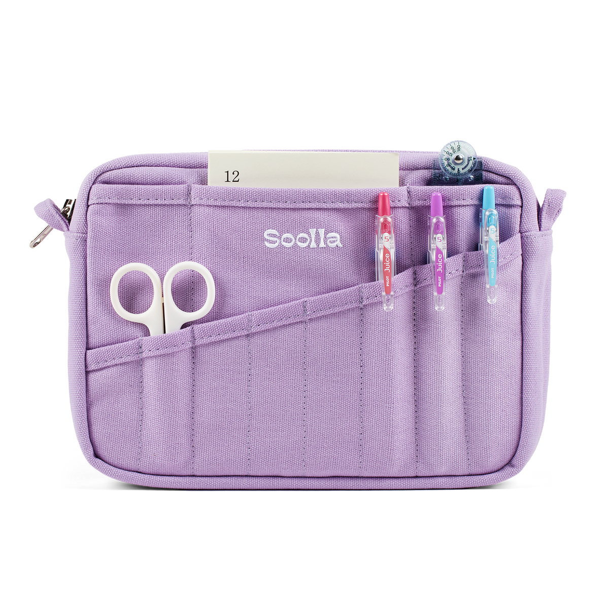 Soolla® Studio Pouch, Lilac Love (Stationery Pouch): Lilac Love