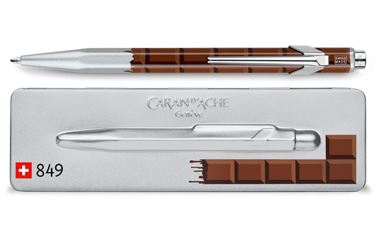 Caran d'Ache Ballpoint Pen 849™ Totally Swiss with Slimpack: Chocolate