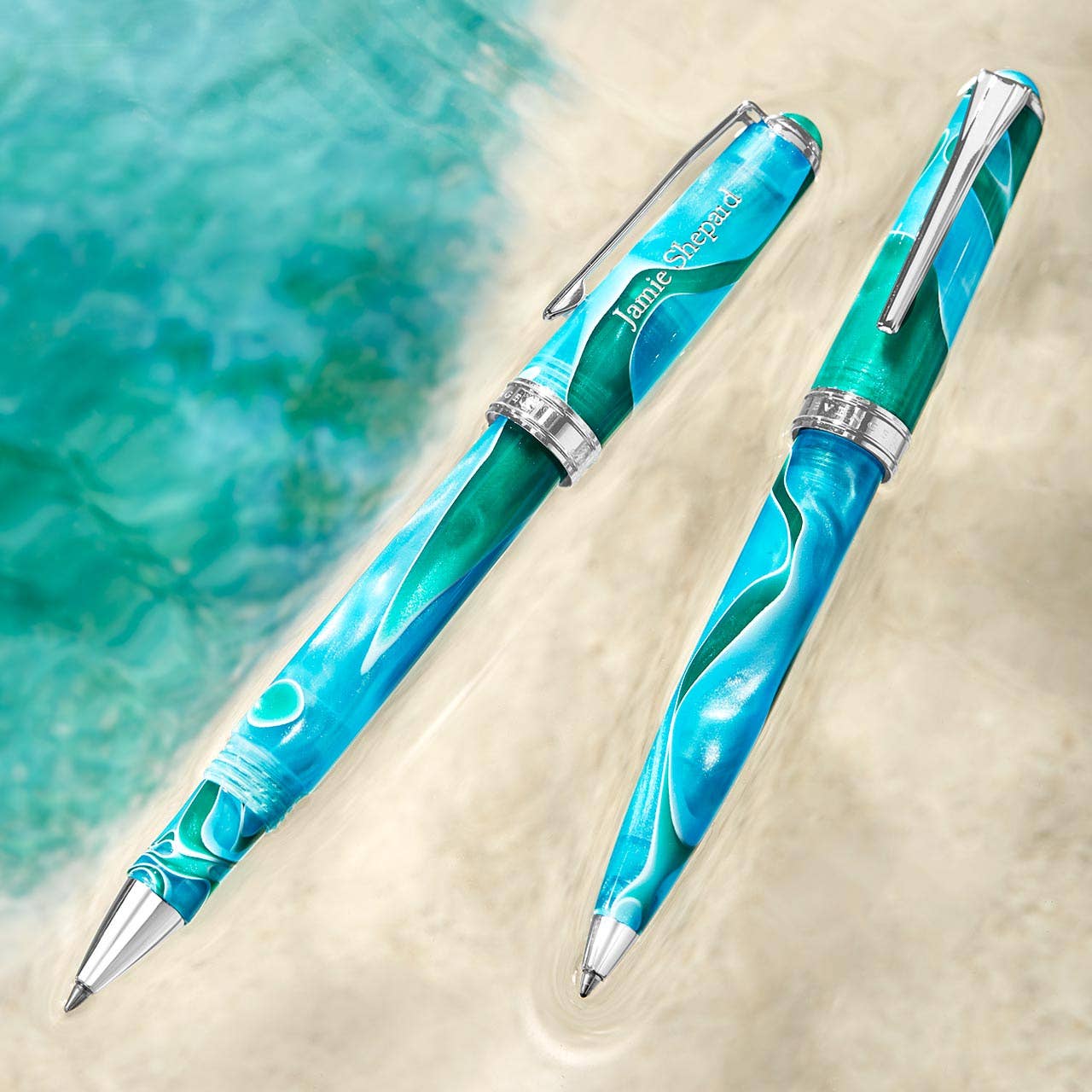 True Writer Classic Seafarer Mediterranean Pen: Ballpoint