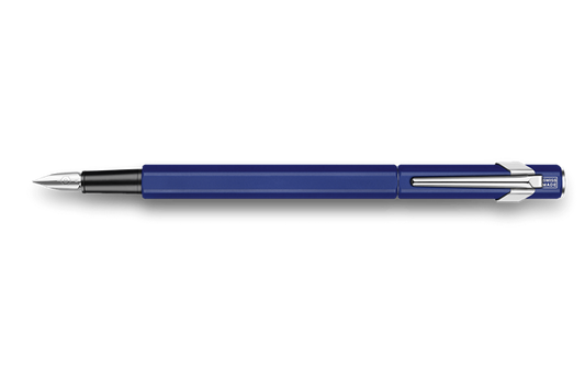 Fountain Pen 849™ Metal, Medium Nib Size with Gift Box: Blue