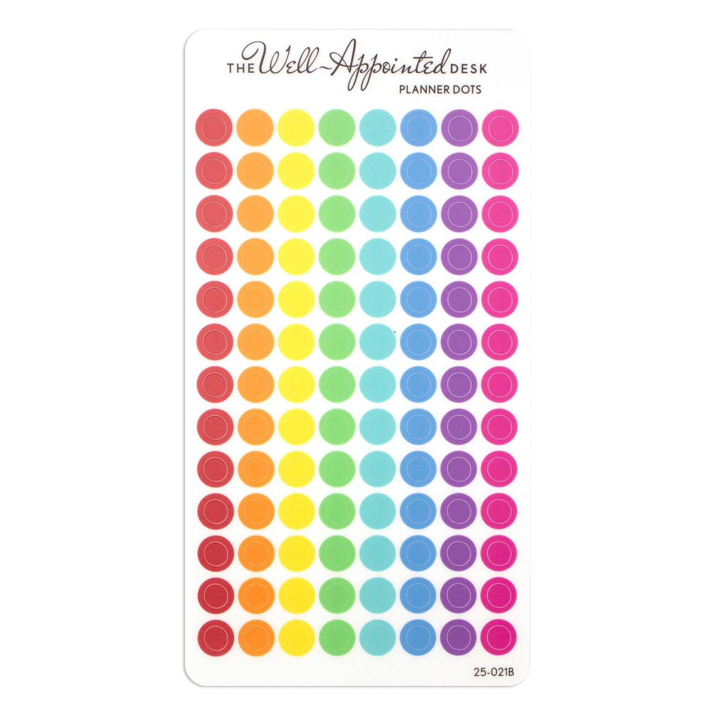 Date Dots Translucent Planner Sticker Sheet (25-021): Neutrals