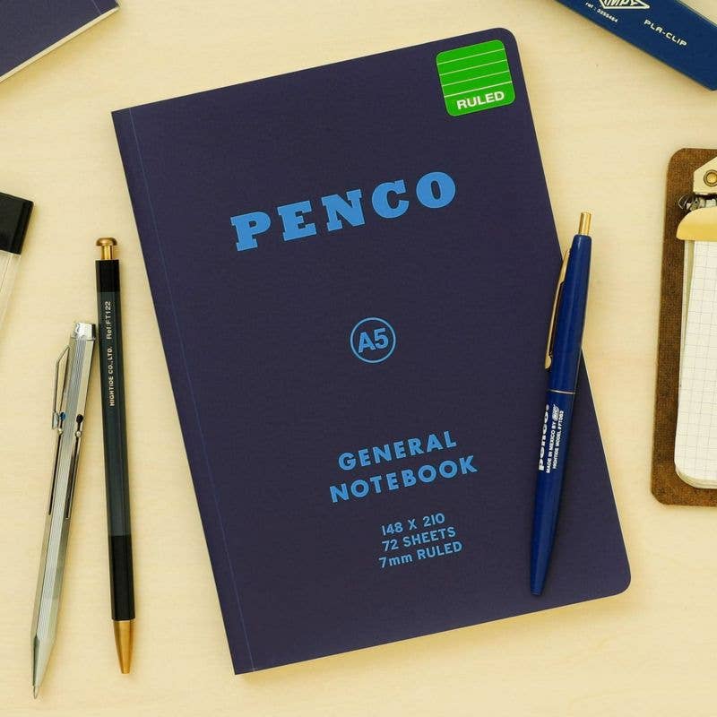 Penco Soft PP Notebook Ruled/ A5: White