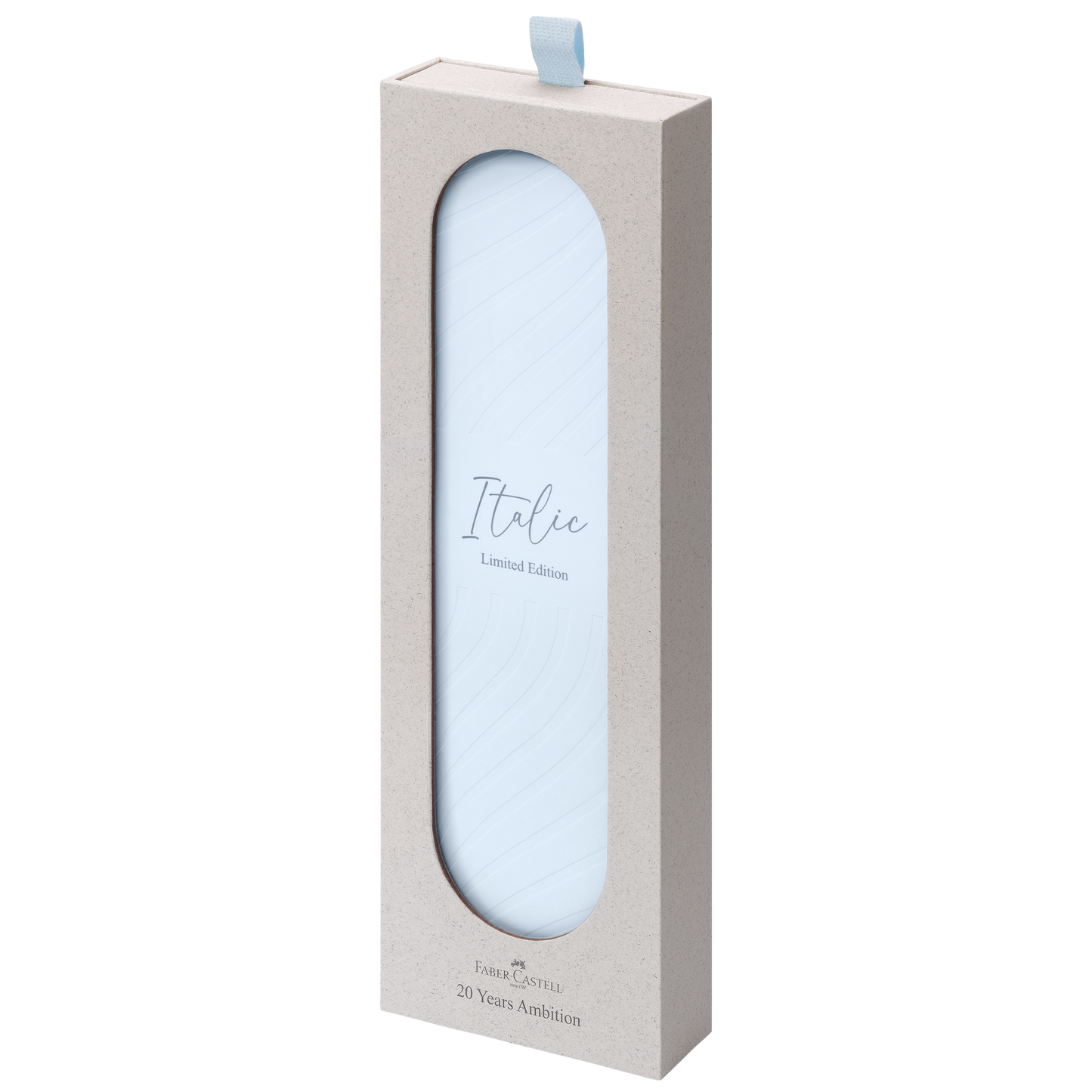 Faber Castell Ambition Italic Ice Blue Fountain Pen: Fine