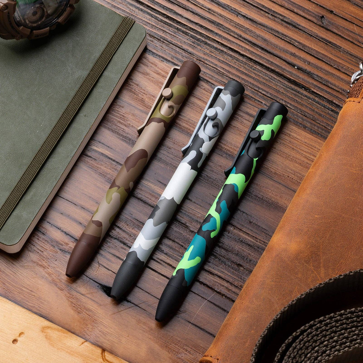 Camo Bolt Action Pen: Desert / Standard