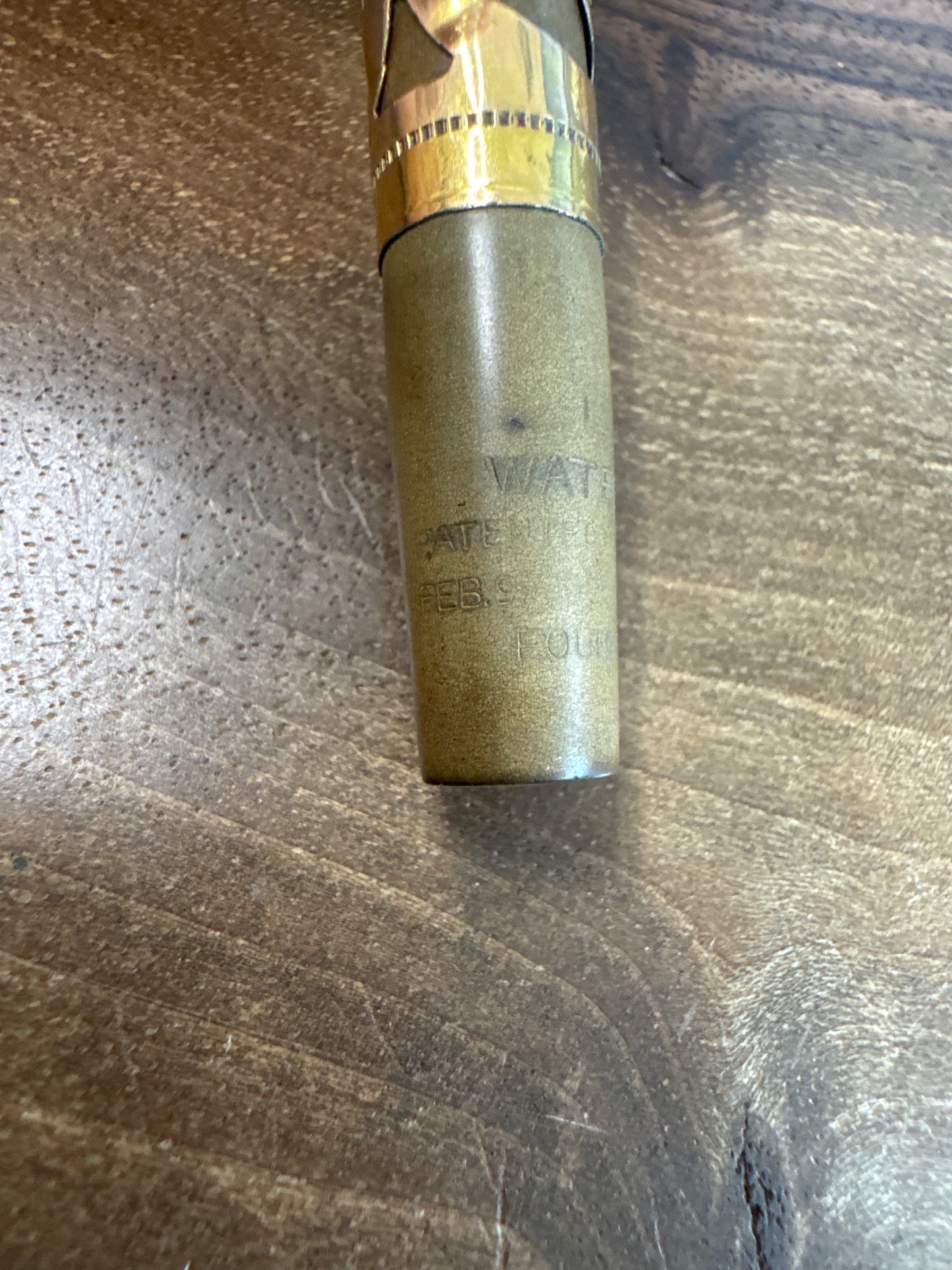 Watermans Fountain Pen Gold Overlay 0552 1/2