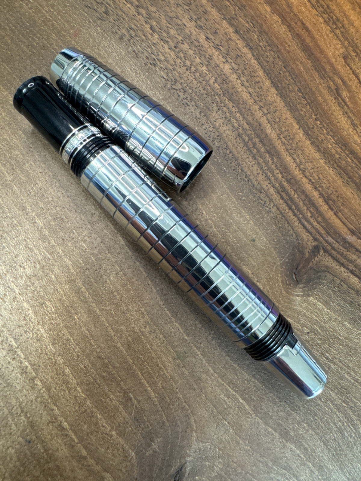 Montblanc Boheme Radial Silver Retractable Fountain Pen