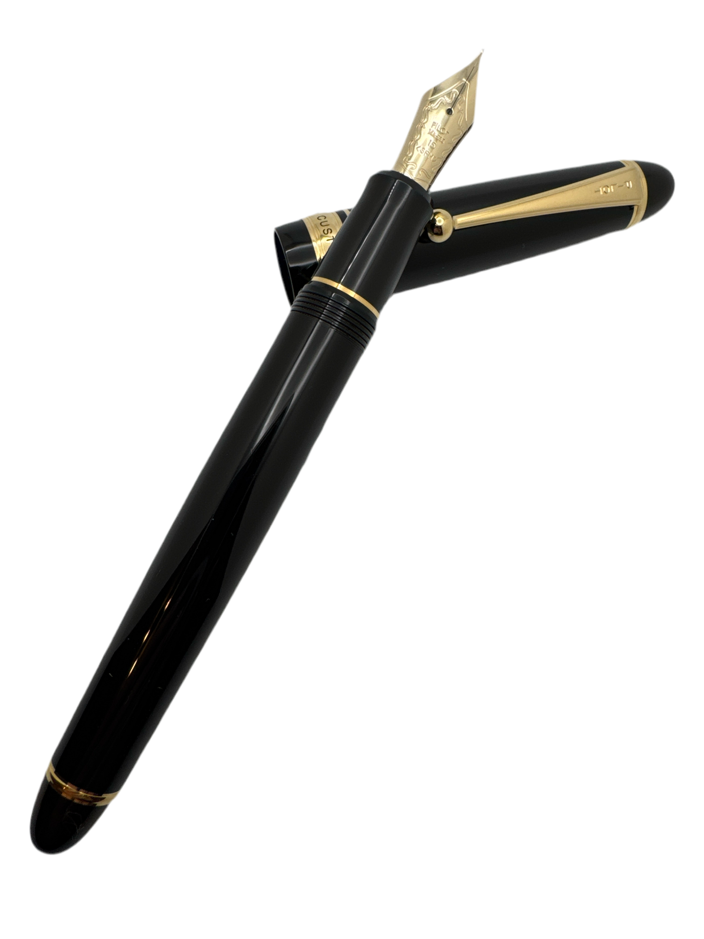 Pilot Custom 743 Black Fountain Pen SFM