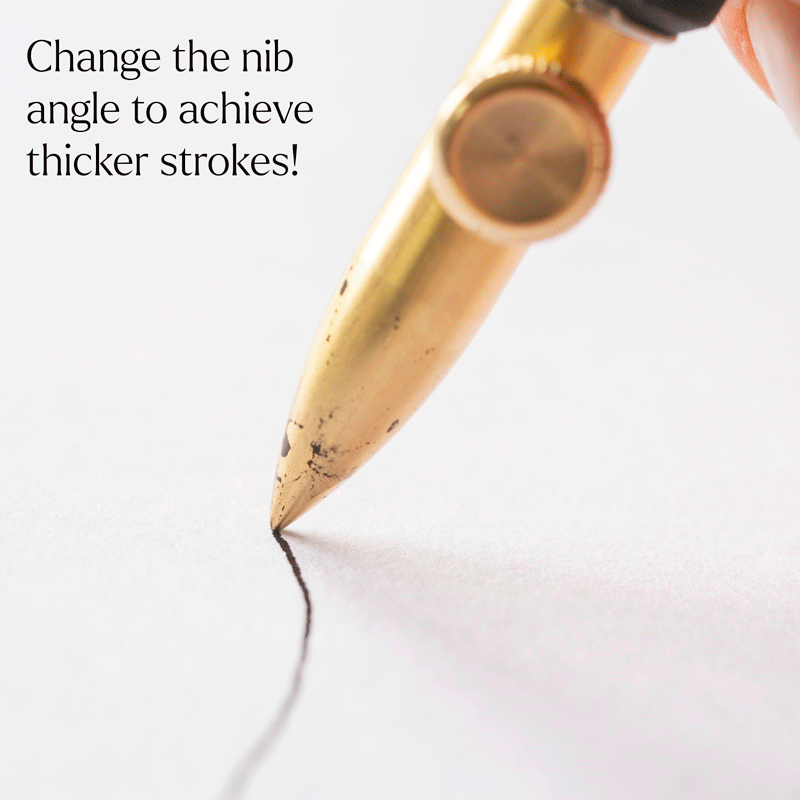 One-Dip-Nib: Sterling Steel / Nib + Pen