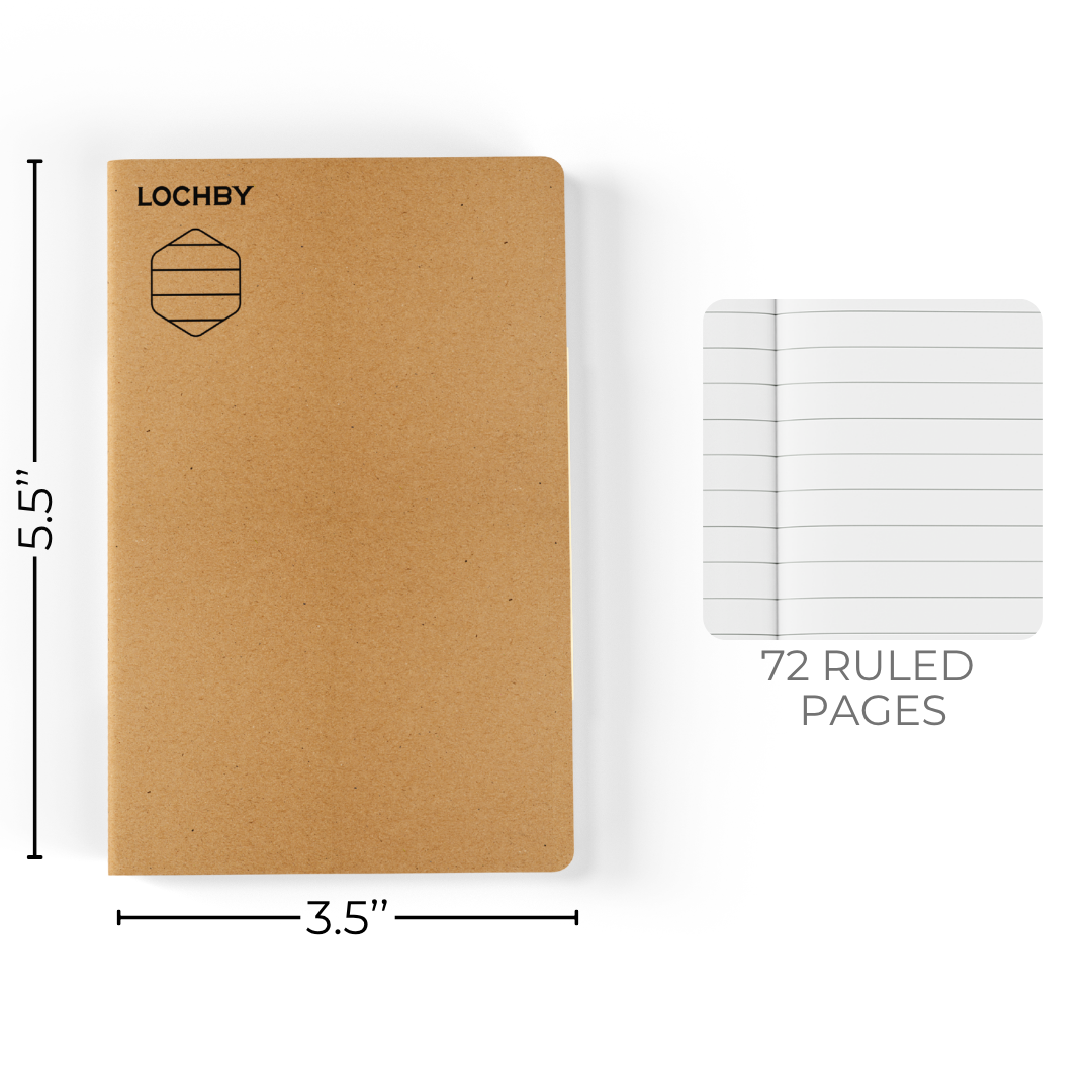 Lochby Pocket-size Ruled Notebook