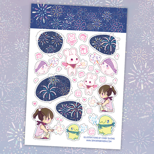 Fireworks Sticker Sheet