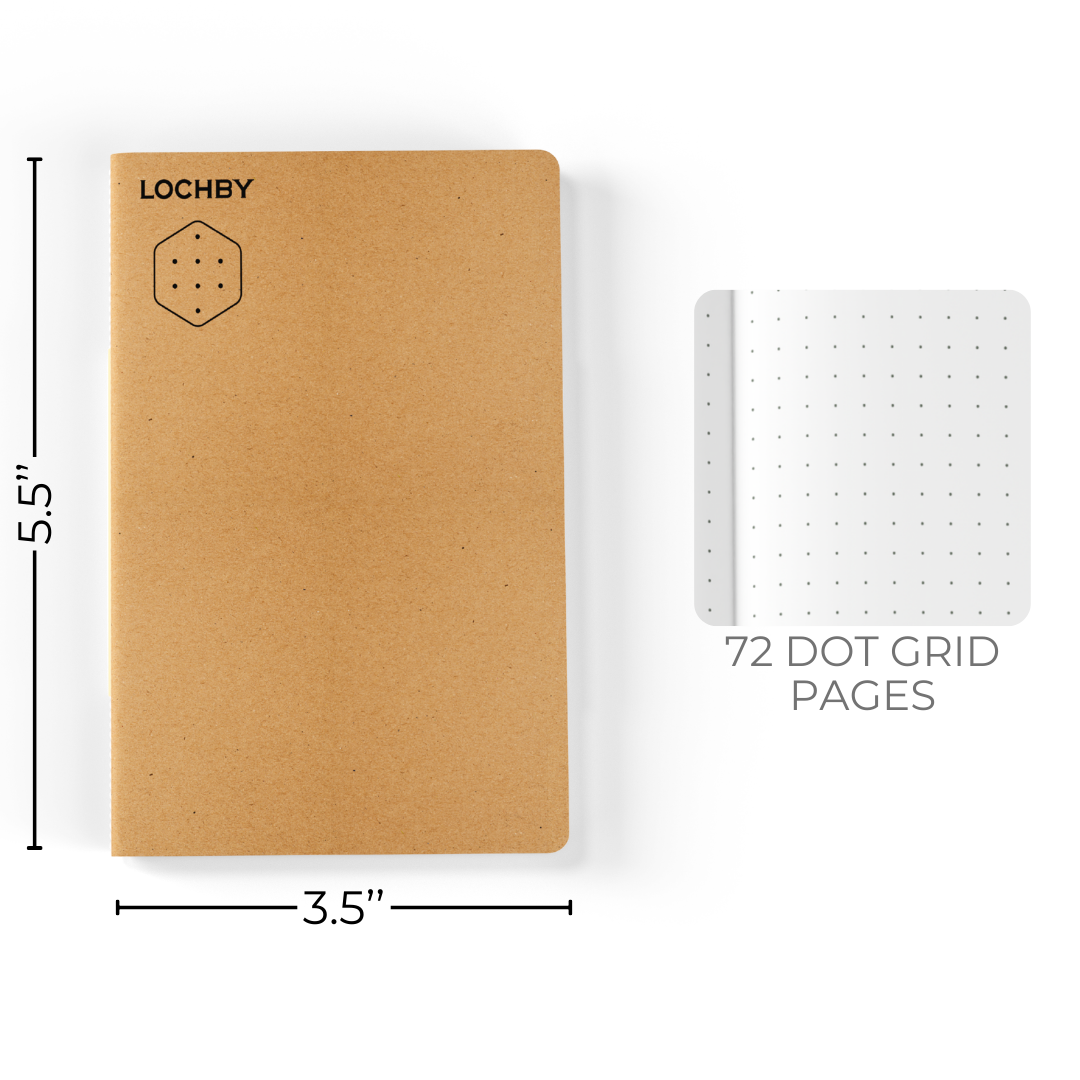 Lochby Pocket-size Dot Grid Notebook