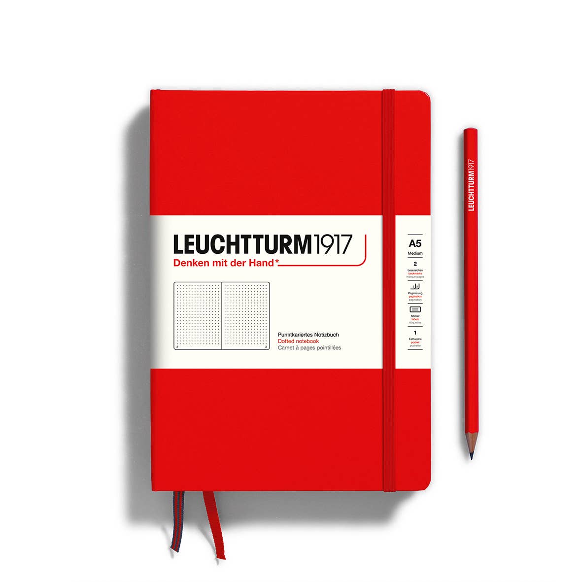Leuchtturm Notebooks - Medium (A5): Rising Sun / Hardcover / Plain