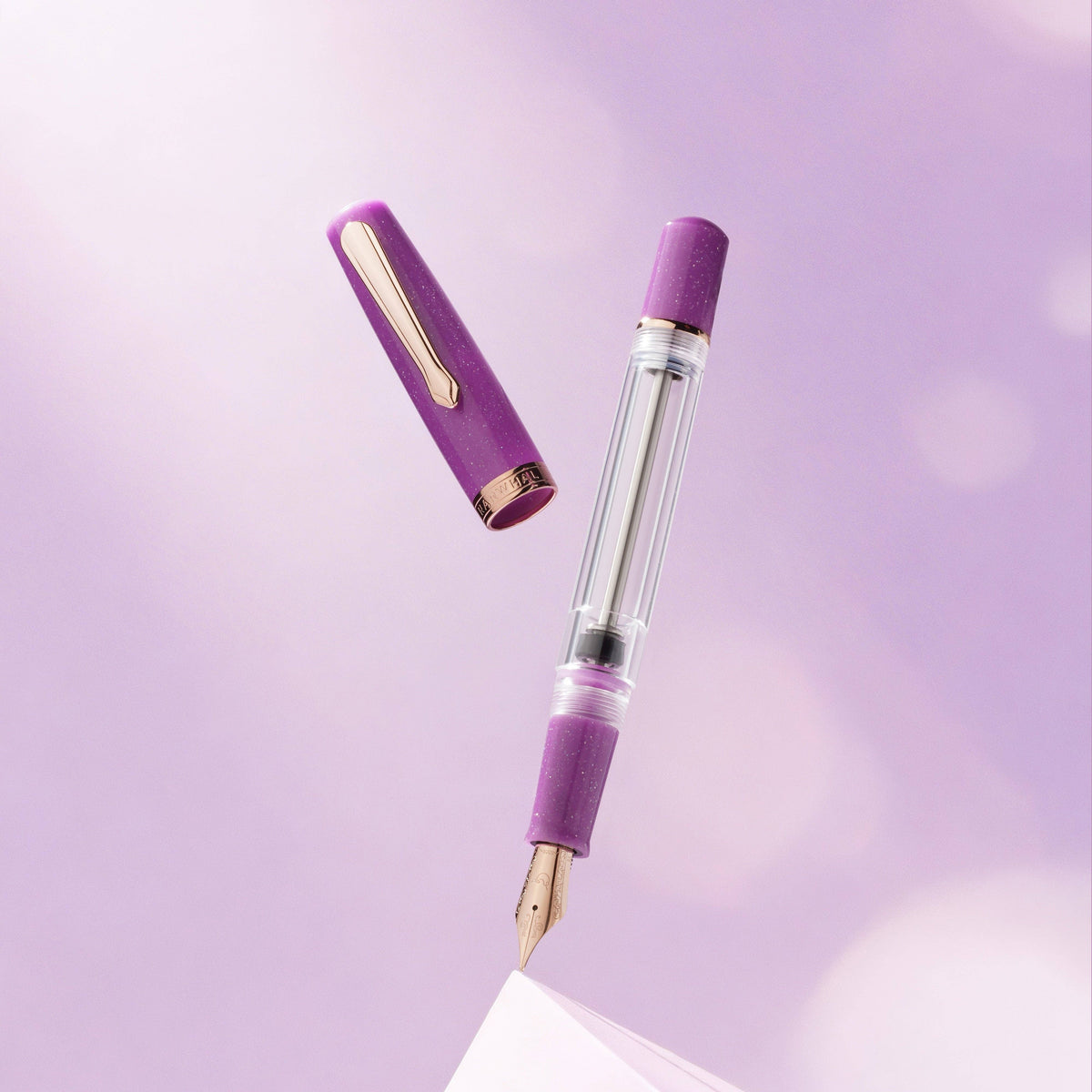 Nahvalur Original Plus Lavender Fountain Pen: Stub