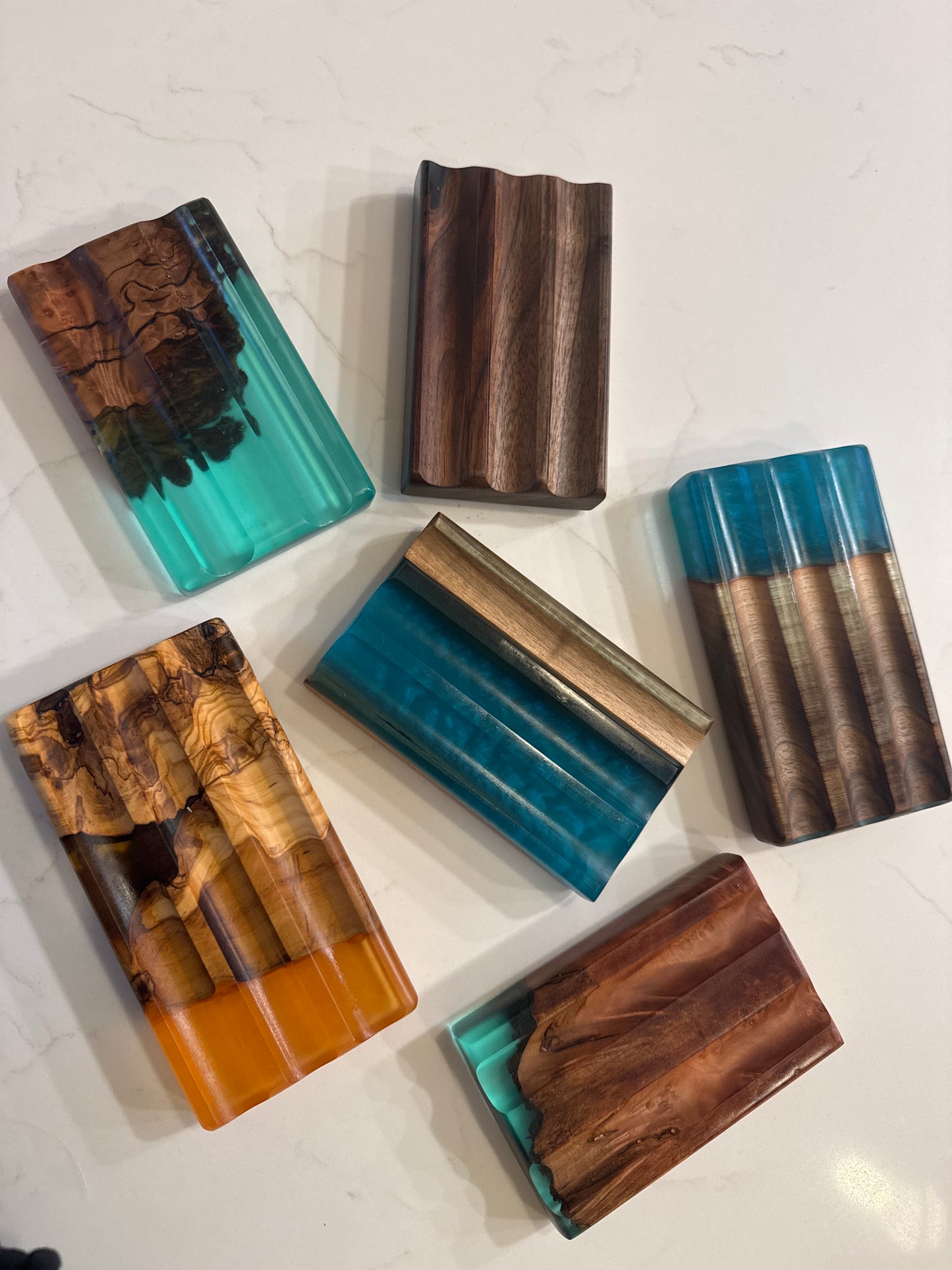 Wood and Epoxy Pen Rest