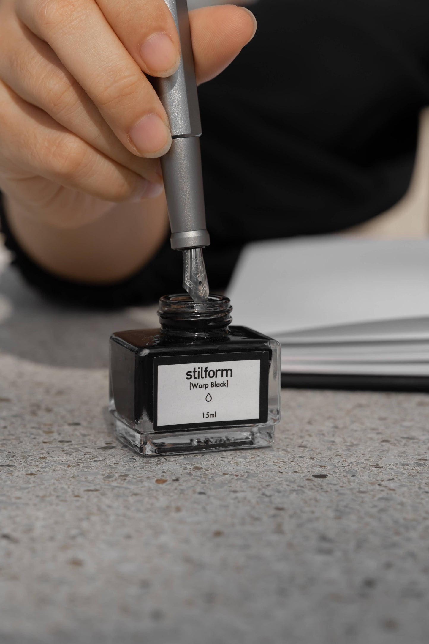 Stilform INK Fountain Pen - Aluminum - (Black Steel Medium Nib): Night Sky