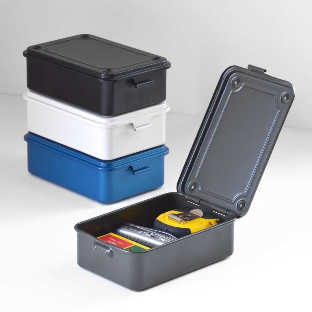 Toyo - Steel Stackable Storage Box T-150: Indigo