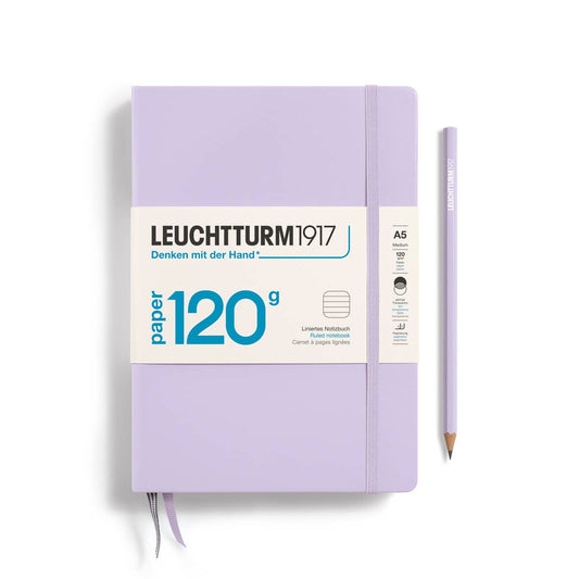 Leuchtturm 120g Notebook Edition, Medium, 203 p.: Lilac / Ruled
