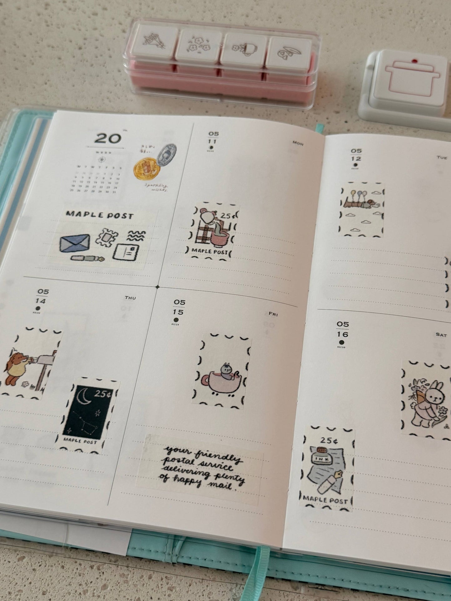 dana ate oatmeal Maple post sticker sheet