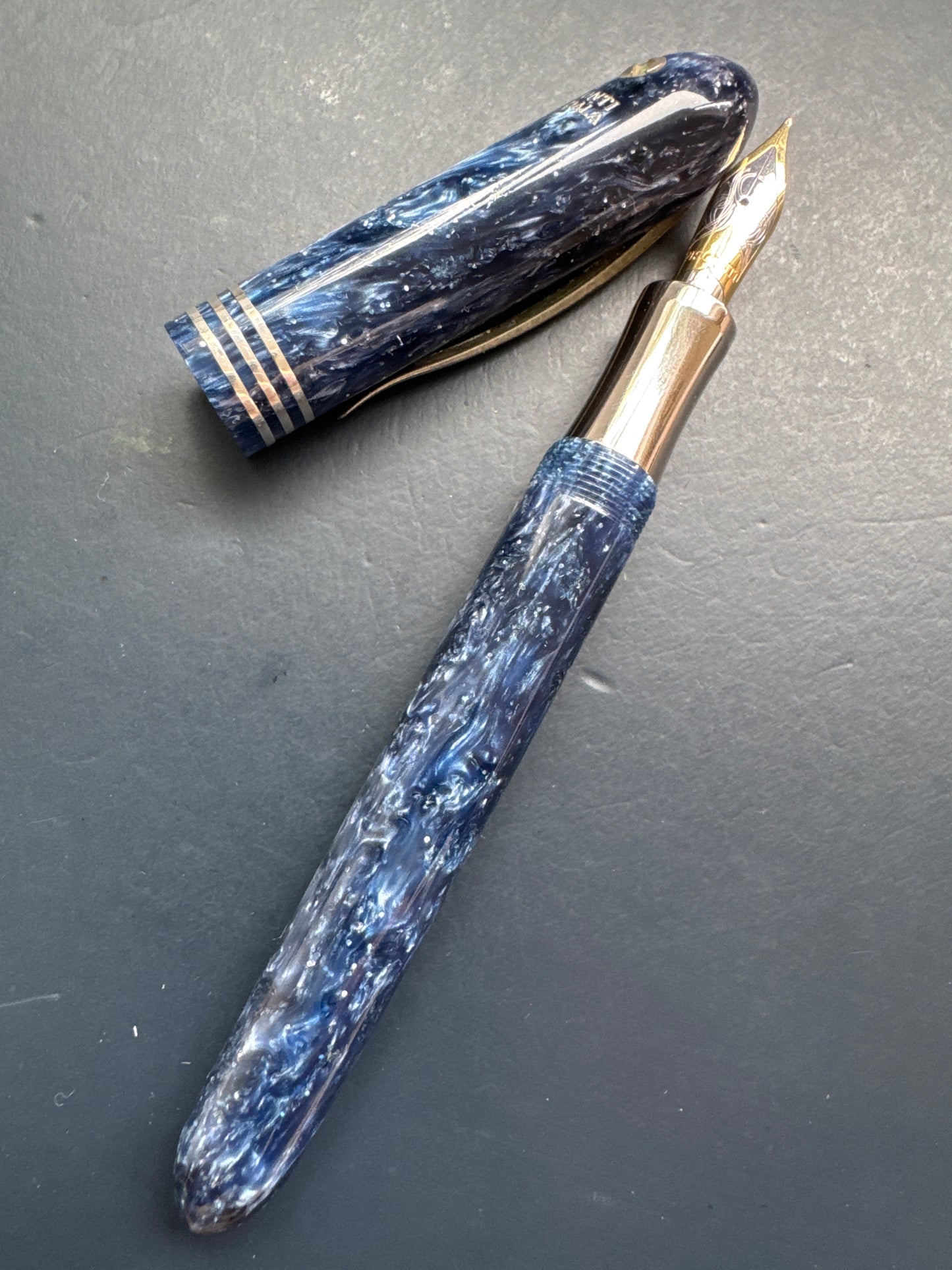 Visconti Amigdala Blue Fountain Pen