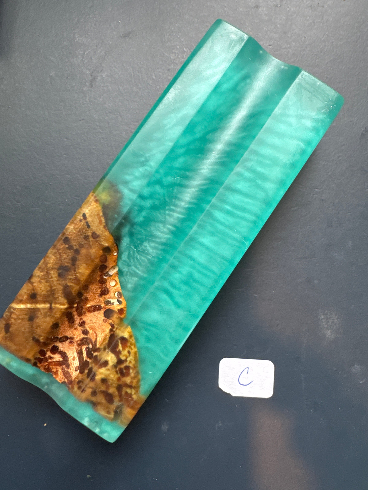 Wood and Epoxy Pen Rest