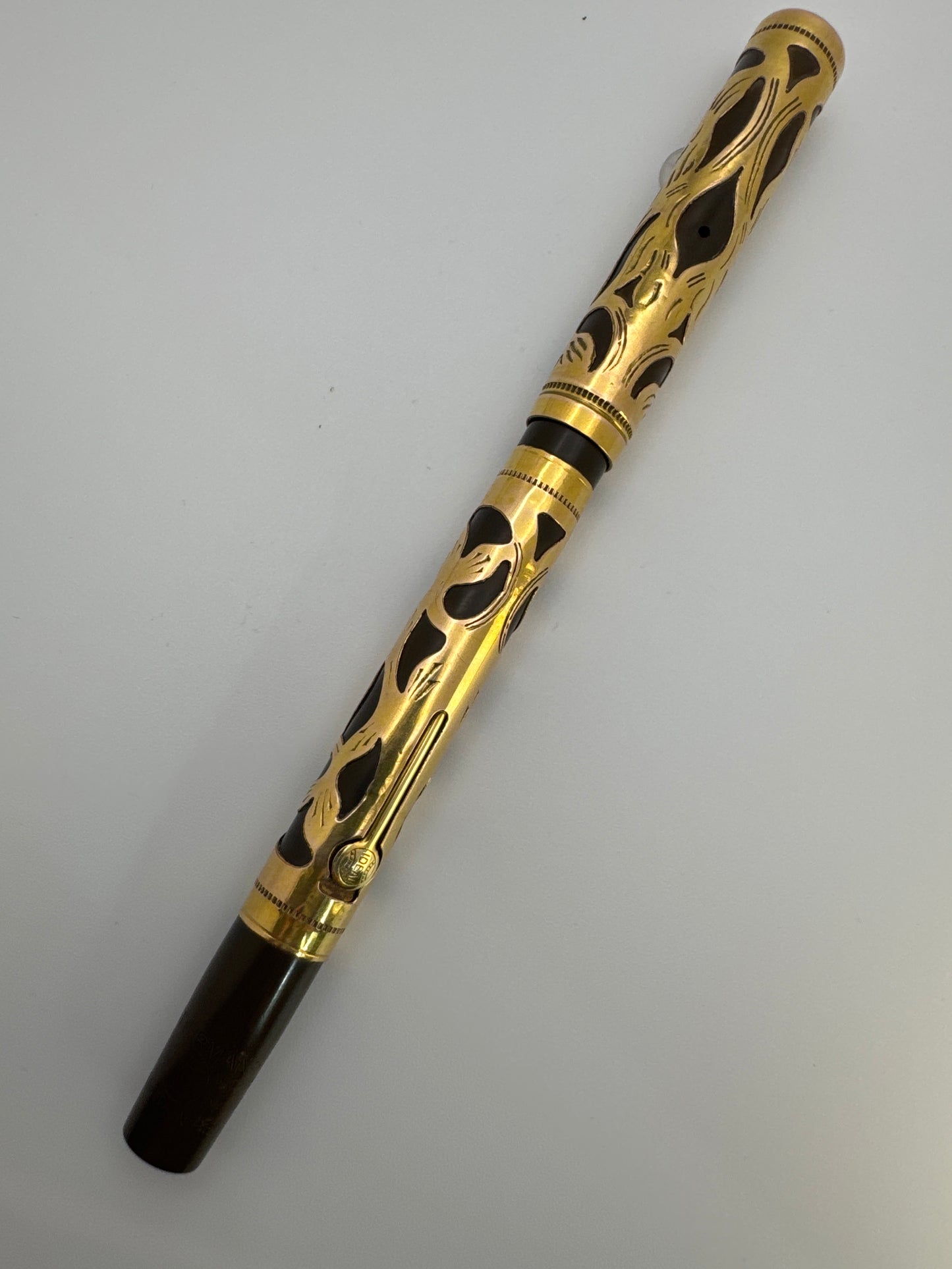 Watermans Fountain Pen Gold Overlay