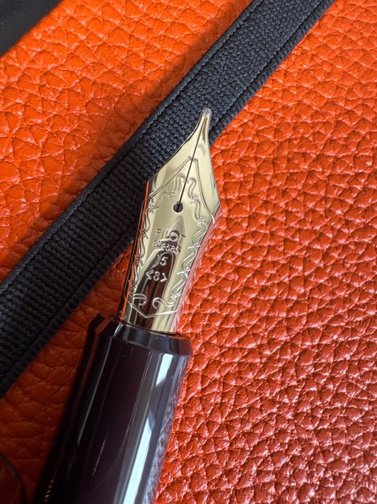Pilot Custom 823 Amber With Signature Nib