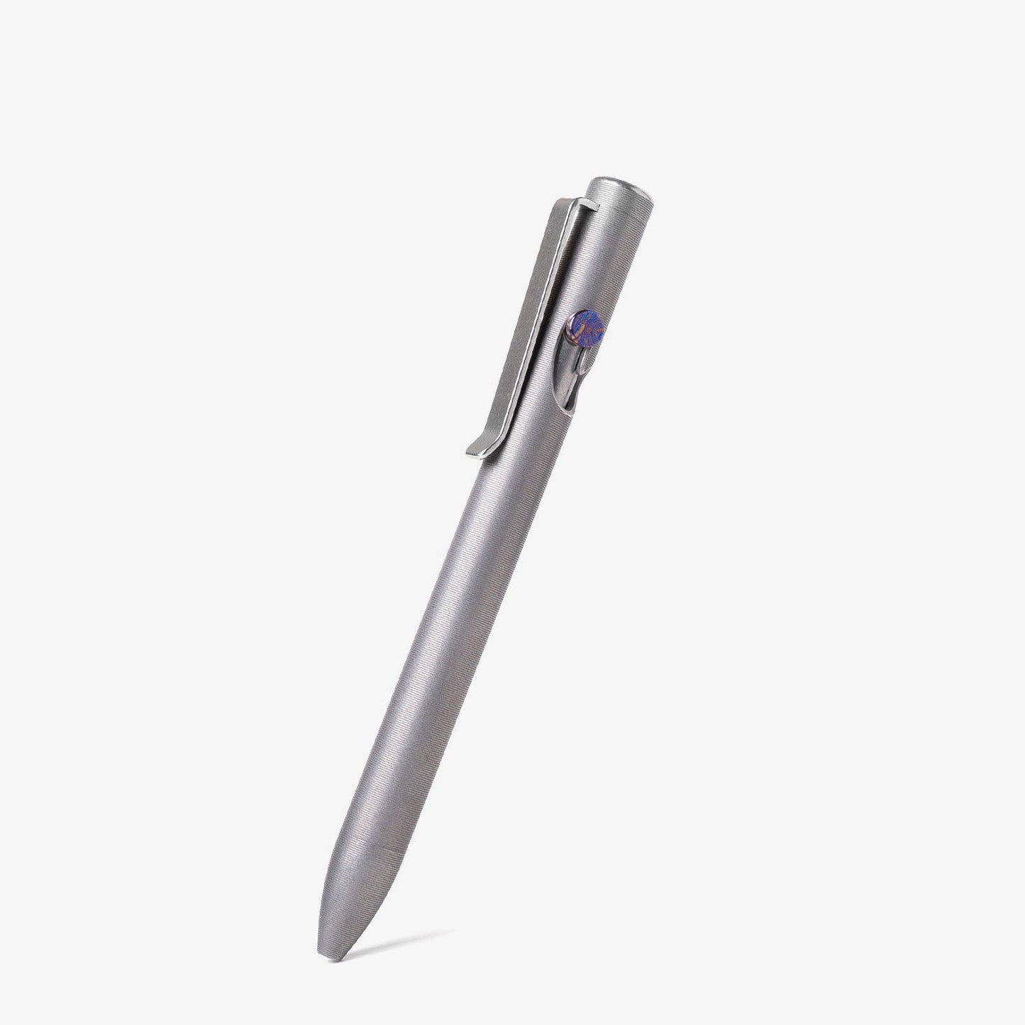 TactileTurn Stonewashed Titanium Bolt Action Pen: Short [5.1"]
